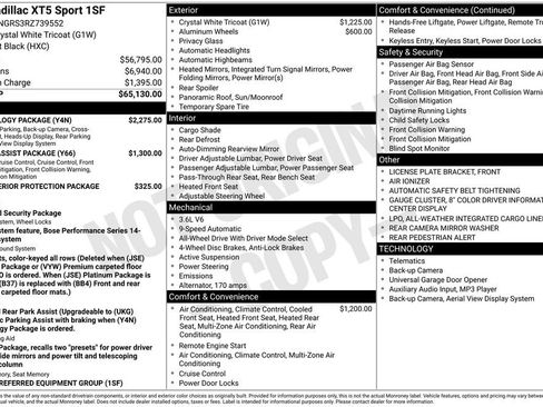 Used 2024 Cadillac XT5 Sportv w/ Technology Package image 14