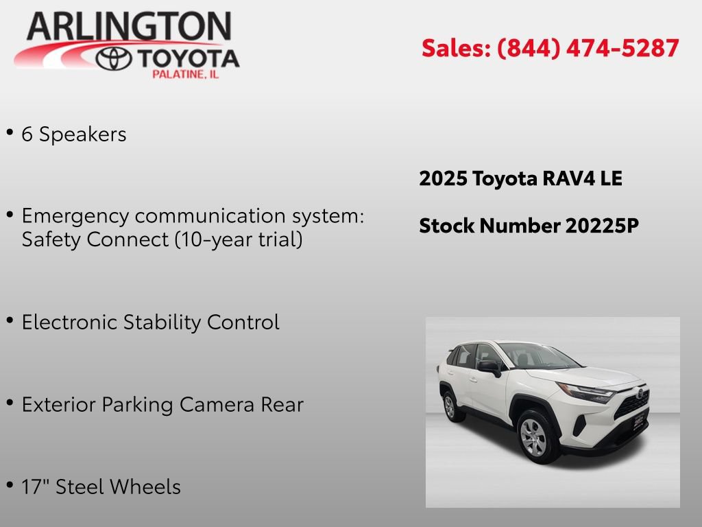 Used 2025 Toyota RAV4 LE AWD/4WD image 4
