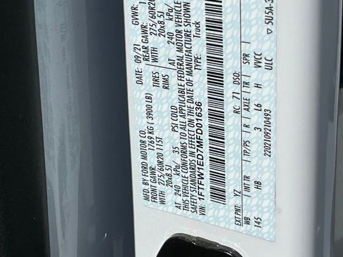 Used 2021 Ford F150 Lariat w/ Equipment Group 502A High image 35