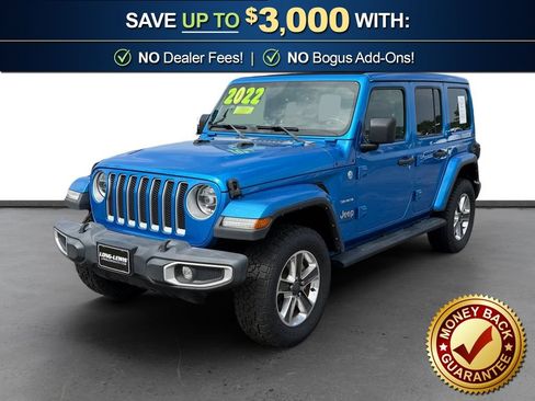 Used 2022 Jeep Wrangler Unlimited Sahara w/ LED Lighting Group AWD/4WD image 5