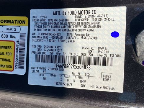 Used 2024 Ford Mustang Dark Horse RWD image 18