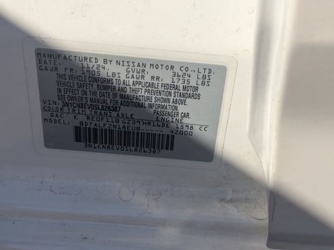 Certified 2025 Nissan Versa SV w/ Trunk Package image 29