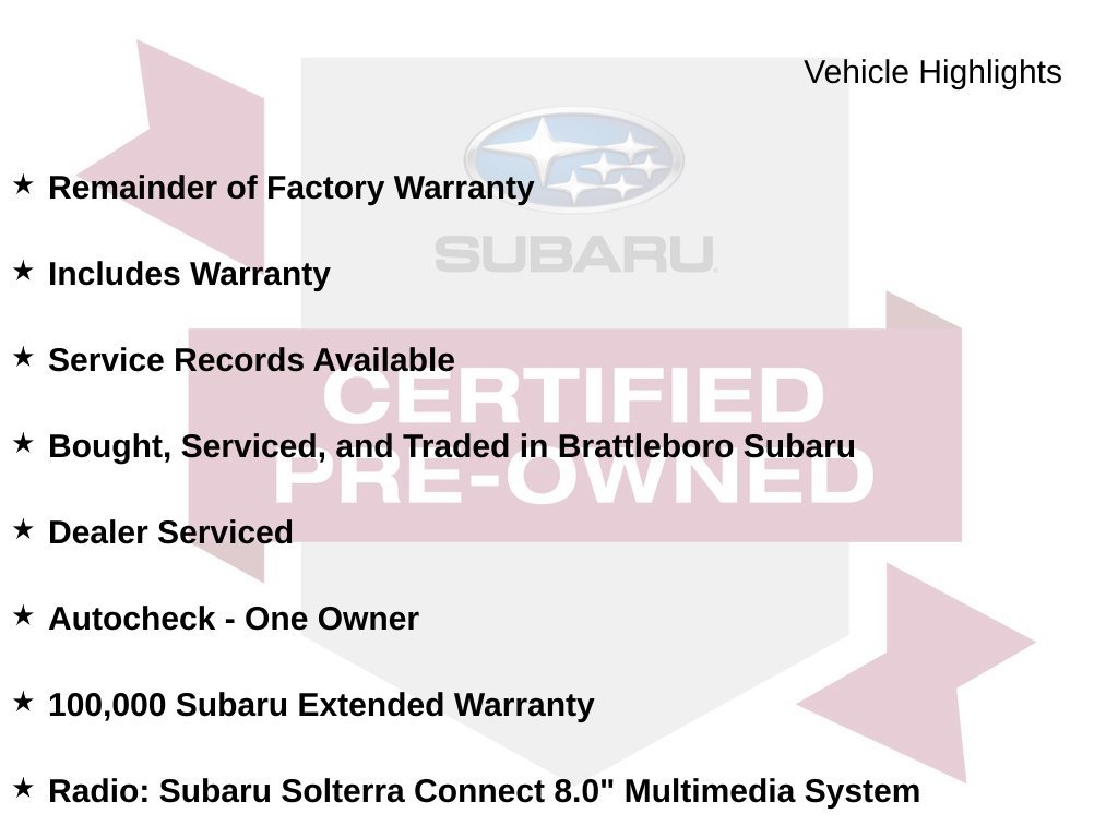 Certified 2023 Subaru Solterra AWD image 9