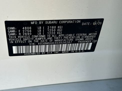 New 2025 Subaru Legacy Sport w/ Popular Package #3 image 33