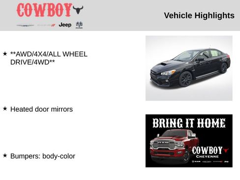 Used 2020 Subaru WRX AWD/4WD image 5