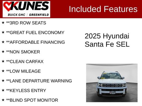 Used 2025 Hyundai Santa Fe SEL AWD/4WD image 3