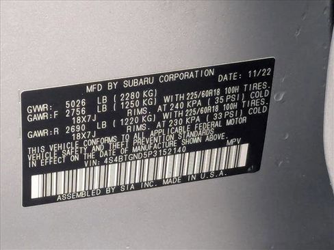 Certified 2023 Subaru Outback Limited XT image 27