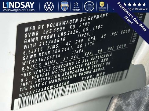 Used 2016 Volkswagen Tiguan S image 25