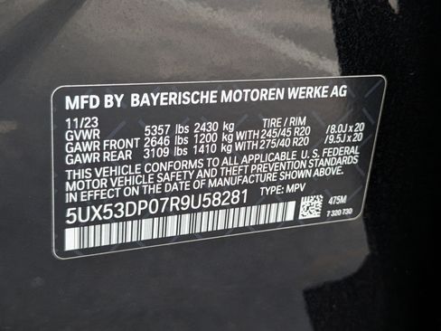 Certified 2024 BMW X3 xDrive30i w/ M Sport Package AWD/4WD image 40