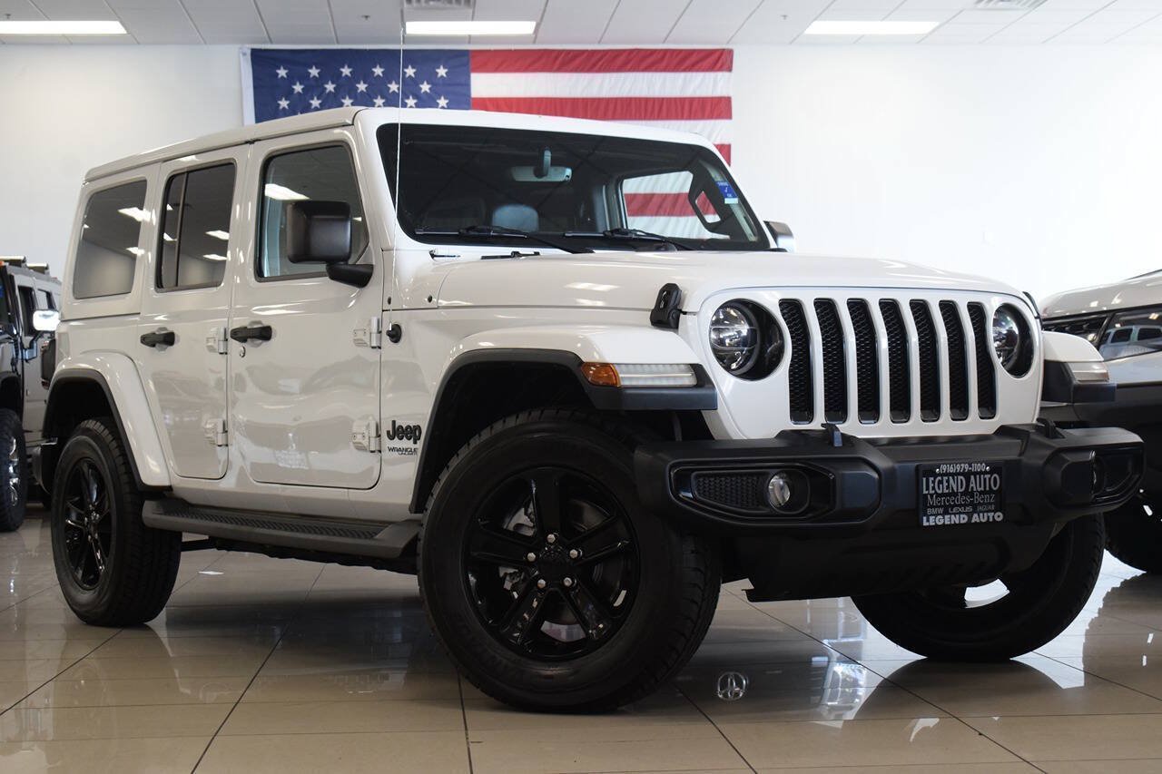 Used 2020 Jeep Wrangler Unlimited Sahara AWD/4WD image 1