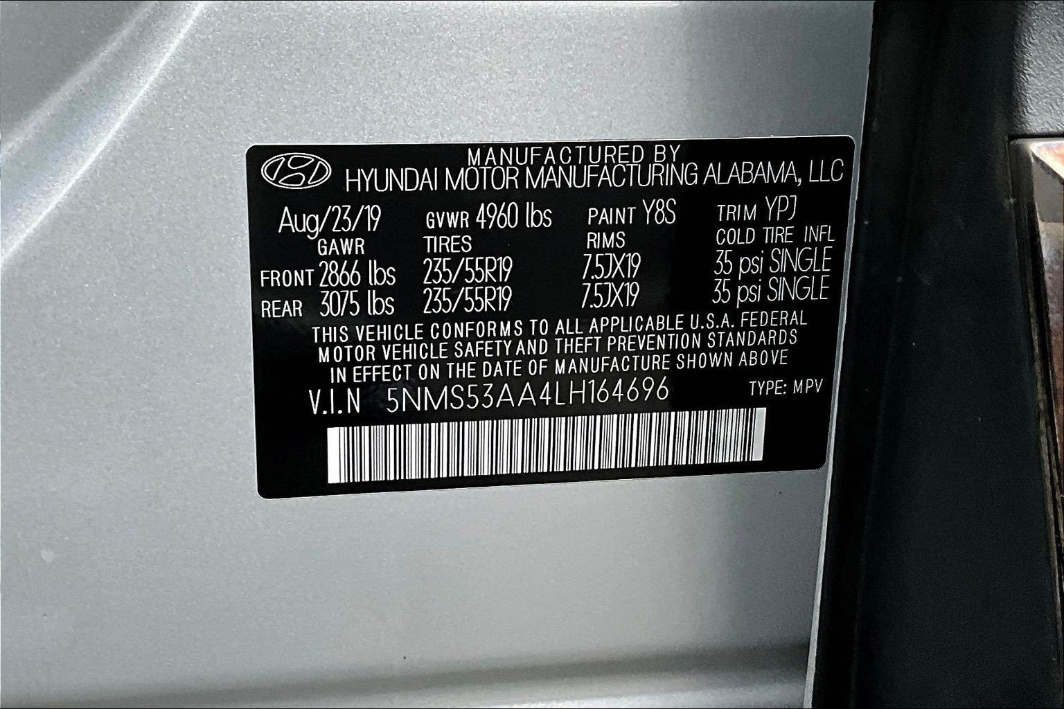 Used 2020 Hyundai Santa Fe Limited FWD image 17
