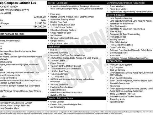 Used 2022 Jeep Compass Latitude AWD/4WD image 2