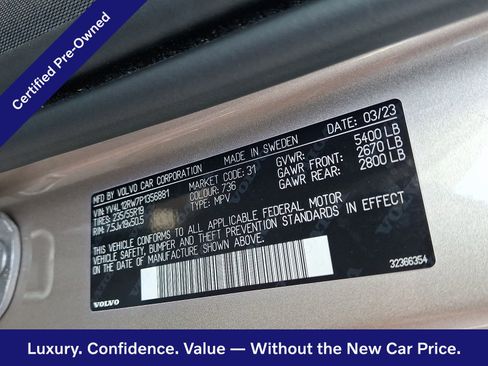 Certified 2023 Volvo XC60 B5 Plus AWD/4WD image 28
