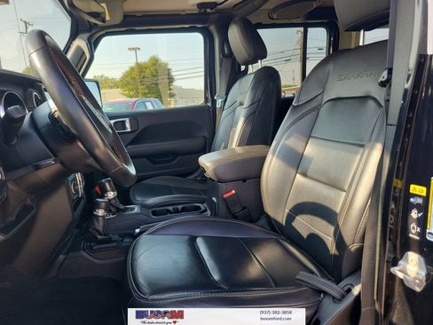 Used 2021 Jeep Wrangler Unlimited Sahara w/ Uconnect 4C Nav & Sound Group AWD/4WD image 12