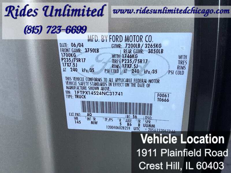 Used 2004 Ford F150 XLT AWD/4WD image 29