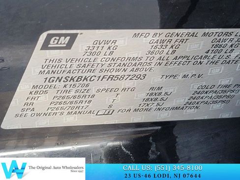 Used 2015 Chevrolet Tahoe LT image 23