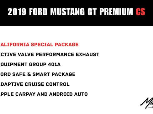 Used 2019 Ford Mustang GT Premium w/ Equipment Group 401A RWD image 2