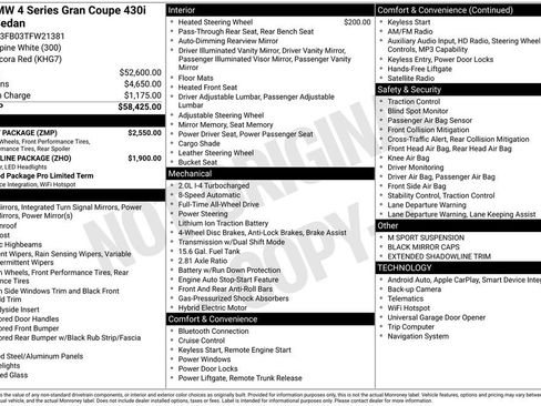 Used 2026 BMW 430i xDrive w/ M Sport Package image 38
