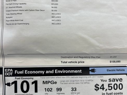 Used 2023 Tesla Model S Plaid image 2