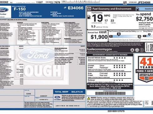 Certified 2018 Ford F150 XLT w/ Equipment Group 302A Luxury image 4