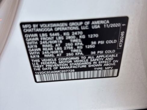 Used 2021 Volkswagen Atlas Cross Sport SE FWD image 20