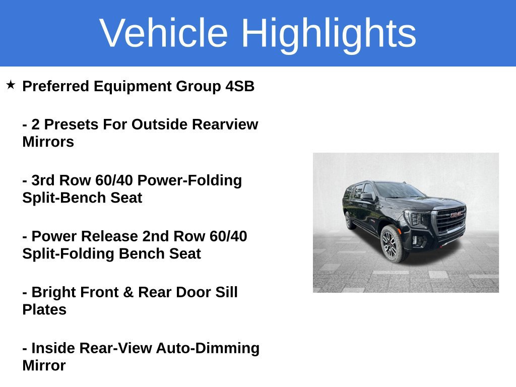Used 2022 GMC Yukon XL AT4 w/ Technology Package AWD/4WD image 3