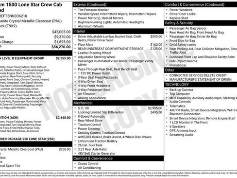 Used 2022 RAM 1500 Lone Star RWD image 17