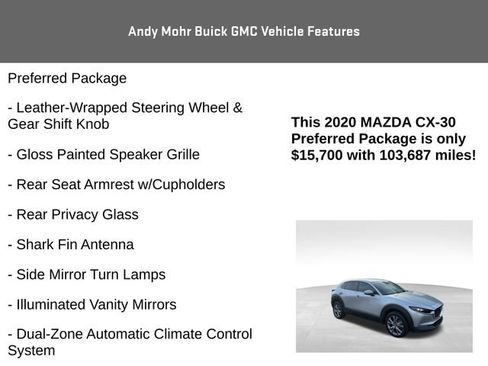 Used 2020 MAZDA CX-30 AWD w/ Preferred Package image 8