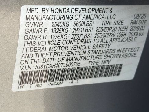Used 2026 Acura MDX FWD w/ Technology Package image 35
