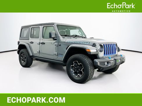 Used 2023 Jeep Wrangler Unlimited Rubicon 4xe w/ Cold Weather Group AWD/4WD image 1