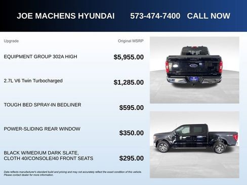 Used 2023 Ford F150 XLT w/ Equipment Group 302A High AWD/4WD image 5