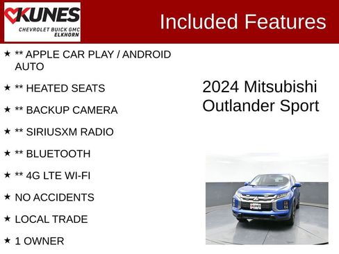 Used 2024 Mitsubishi Outlander Sport image 2