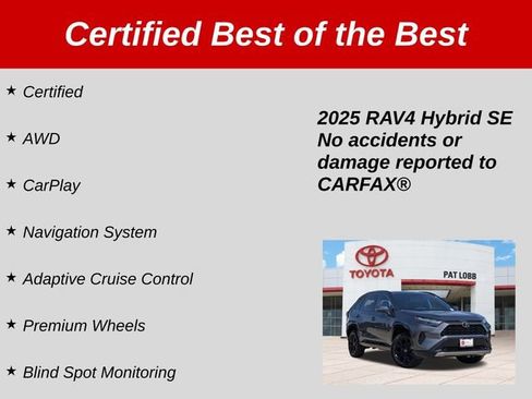 Certified 2025 Toyota RAV4 SE AWD/4WD image 36