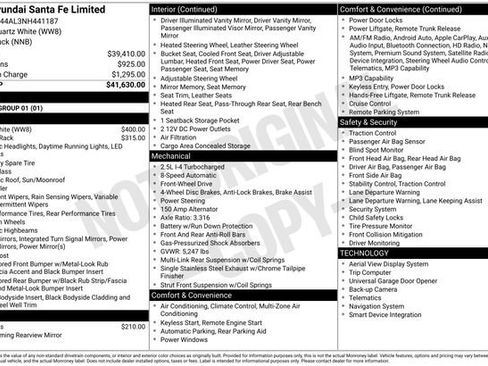 Used 2022 Hyundai Santa Fe Limited image 4