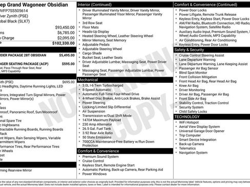 New 2025 Jeep Grand Wagoneer Series II w/ Quick Order Packagew 28T image 4