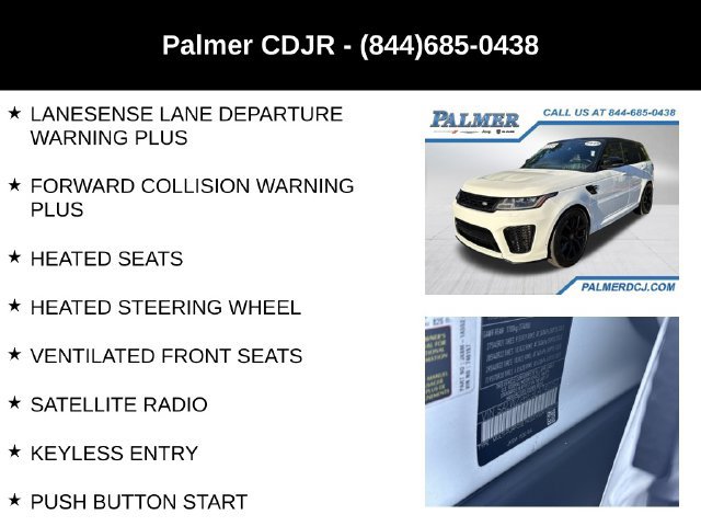Used 2020 Land Rover Range Rover Sport SVR AWD/4WD image 12