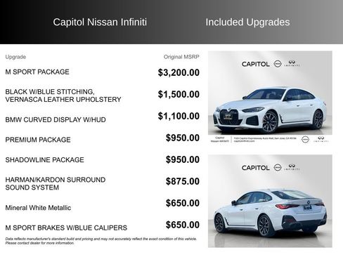 Used 2023 BMW i4 eDrive40 w/ M Sport Package image 8