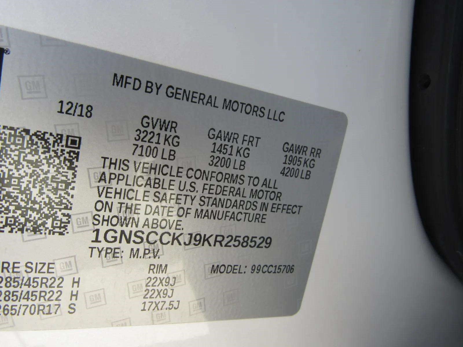 Used 2019 Chevrolet Tahoe Premier w/ Premier Plus Edition RWD image 6