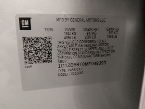 Used 2021 Chevrolet Malibu LS w/ LPO, Convenience Package 2 FWD image 33