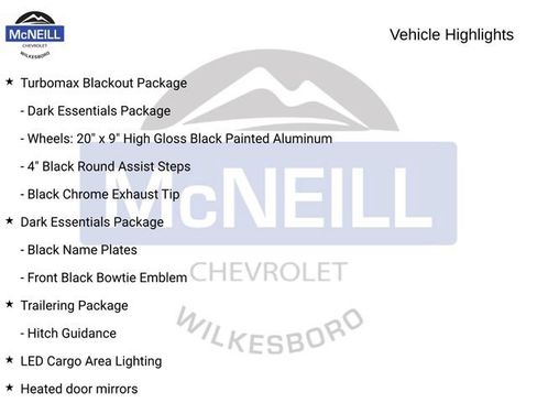 New 2026 Chevrolet Silverado 1500 Custom w/ Turbomax Blackout Package AWD/4WD image 23