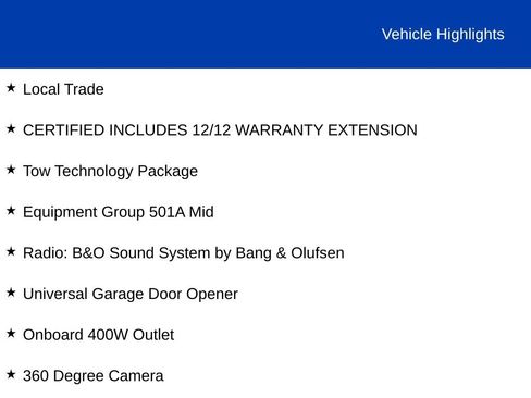 Used 2022 Ford F150 Lariat w/ Equipment Group 501A Mid AWD/4WD image 2