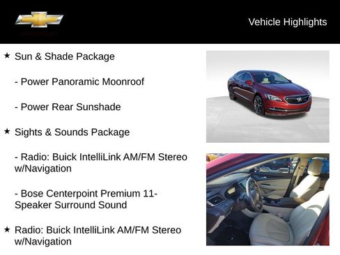 Used 2017 Buick LaCrosse Essence w/ Sun and Shade Package image 18