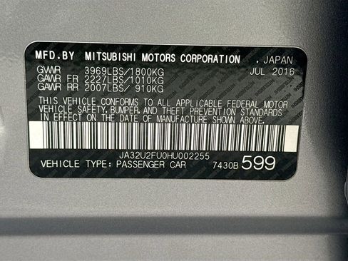 Used 2017 Mitsubishi Lancer ES FWD image 32