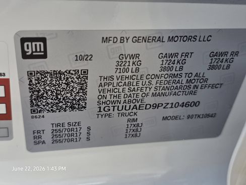 Used 2023 GMC Sierra 1500 Pro w/ Pro Value Package AWD/4WD image 32