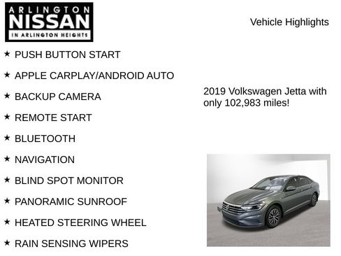 Used 2019 Volkswagen Jetta SEL FWD image 7