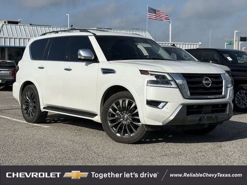 Used 2023 Nissan Armada Platinum w/ Captain's Chairs Package image 1