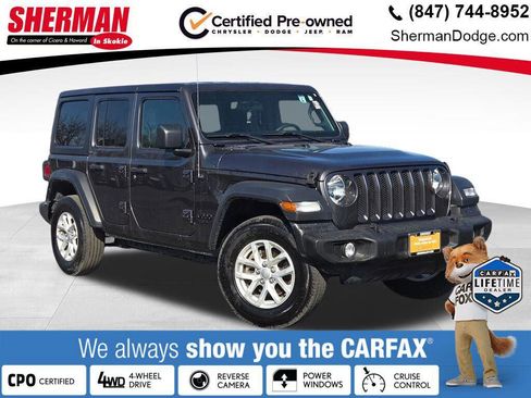 Certified 2023 Jeep Wrangler Sport S image 1