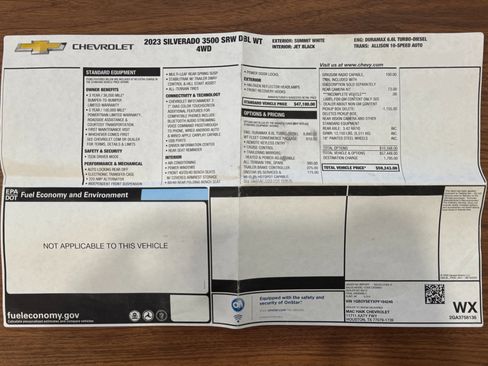Used 2023 Chevrolet Silverado 3500 W/T w/ WT Fleet Convenience Package image 56
