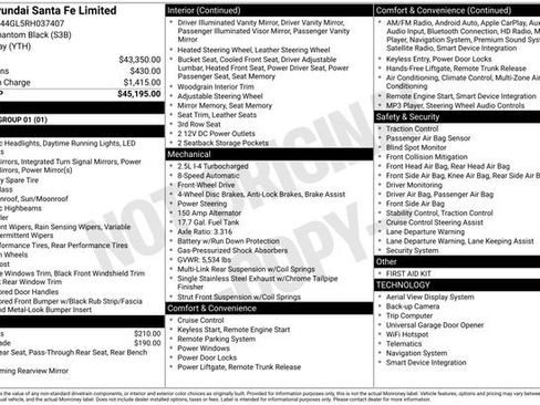 Used 2024 Hyundai Santa Fe Limited image 10