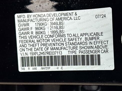 Certified 2024 Honda Civic LX image 26
